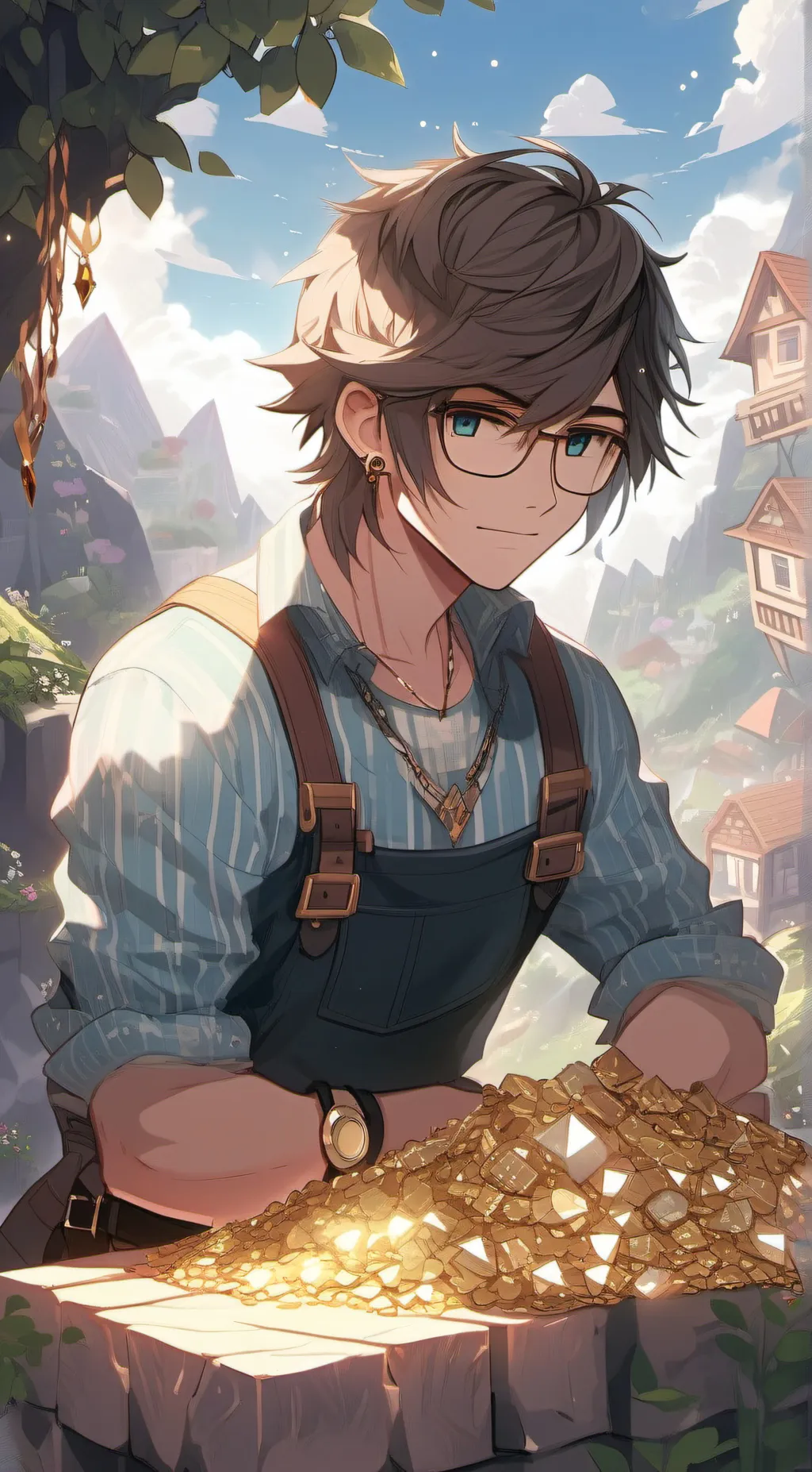 ai character: Steve background