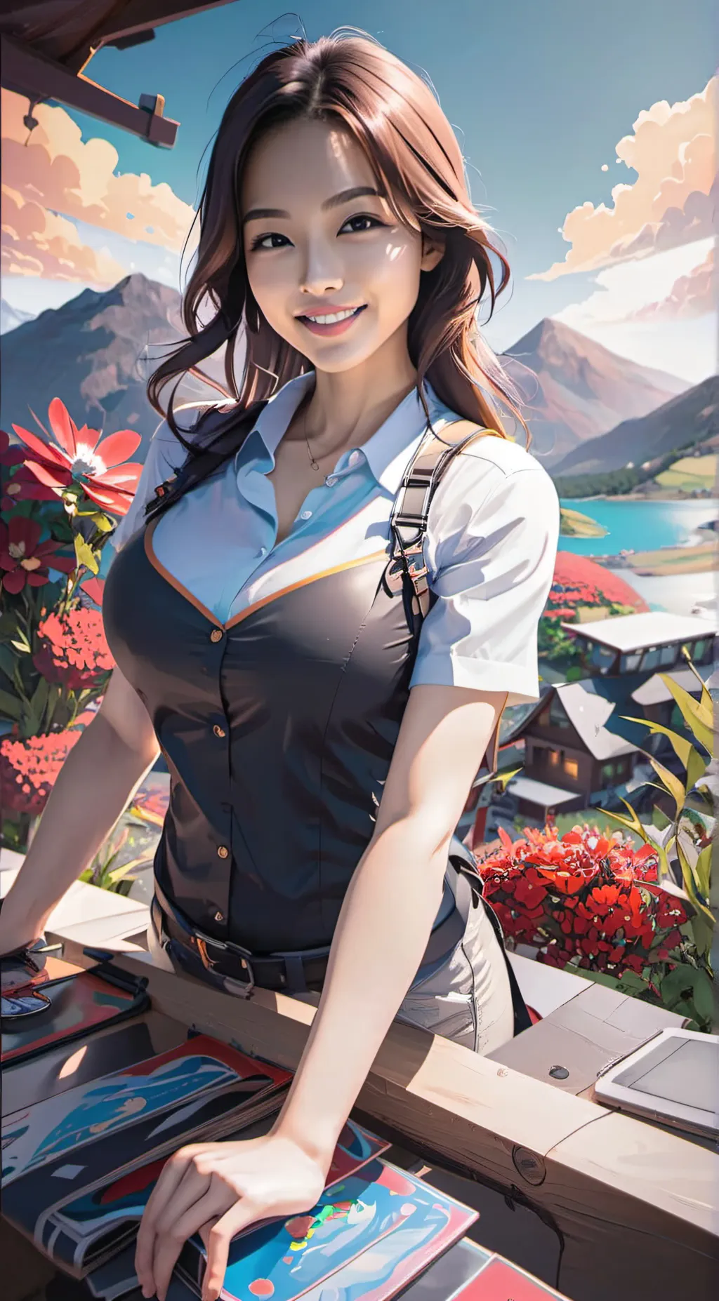 ai character: Victoria Simmons background