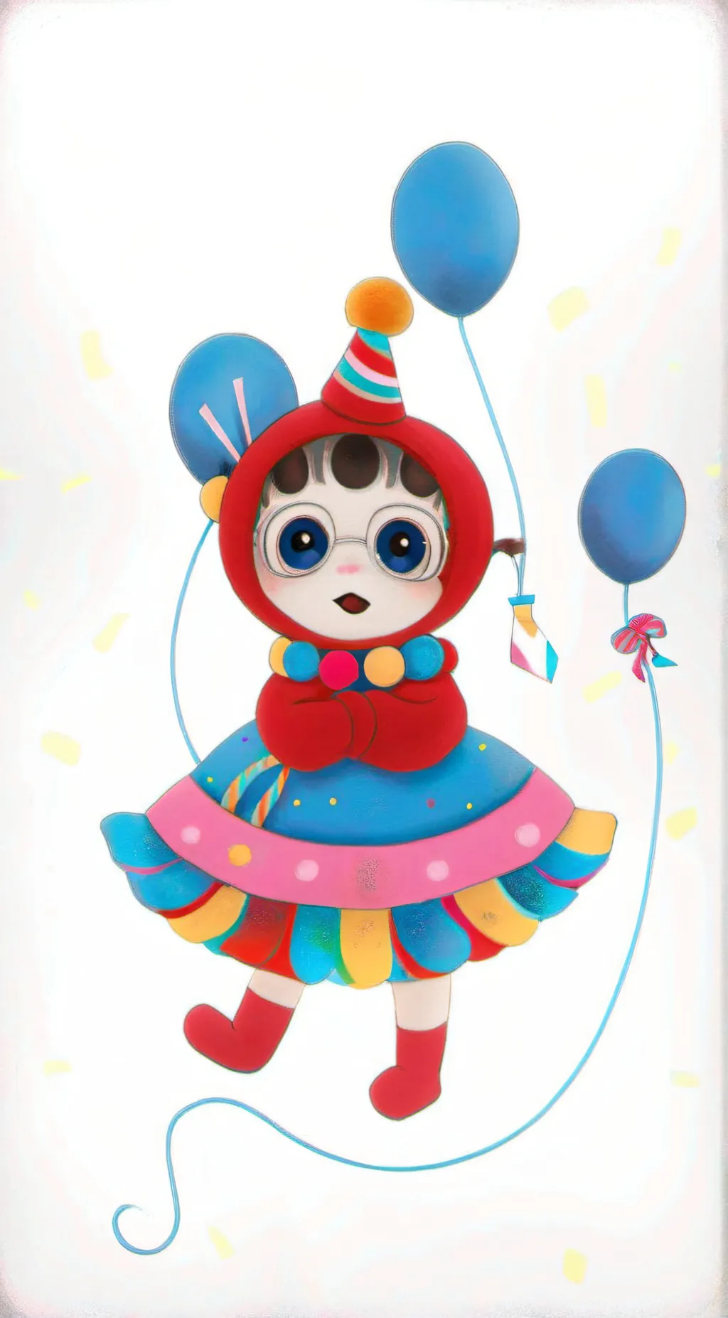 ai character: baby pomni background
