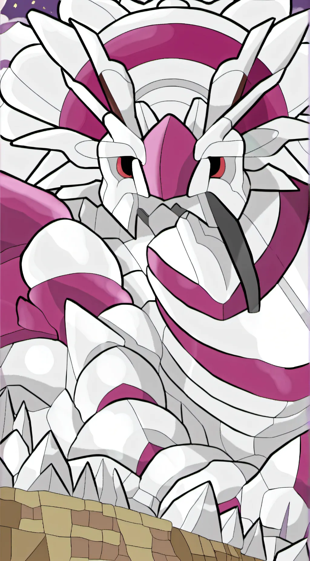 ai character: Palkia GodOfSpace background