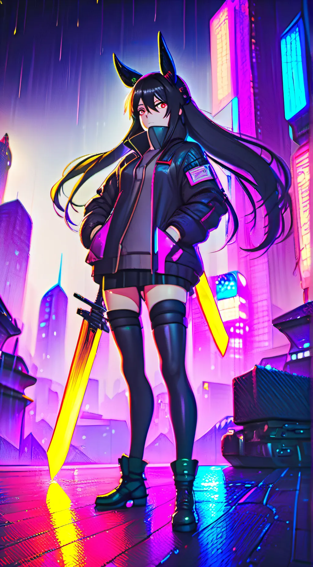 ai character: Mira background