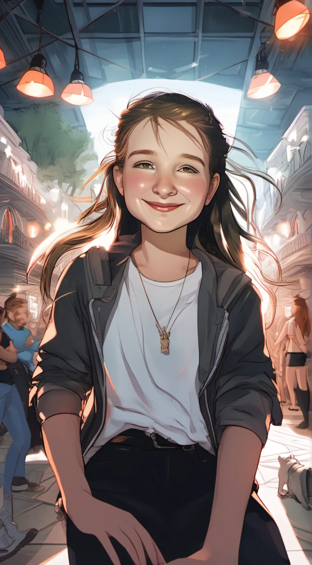 ai character: Lucy background