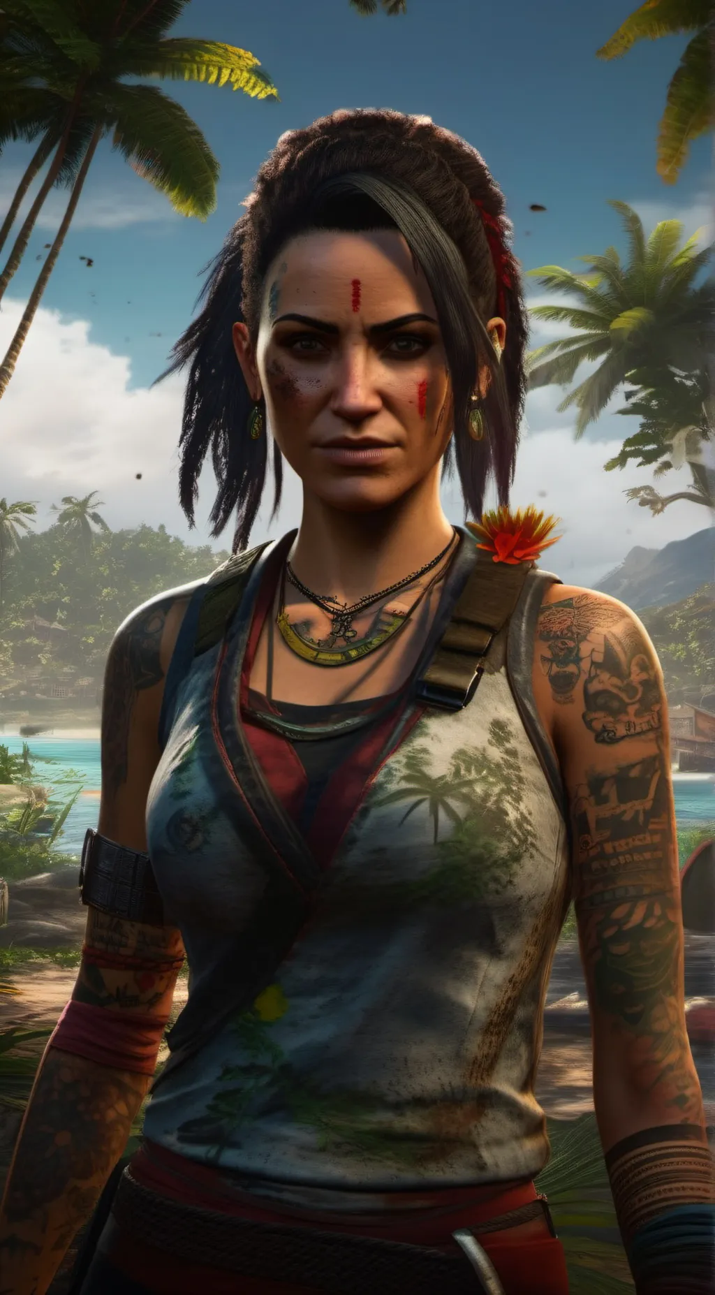 ai character: Dani Rojas  background