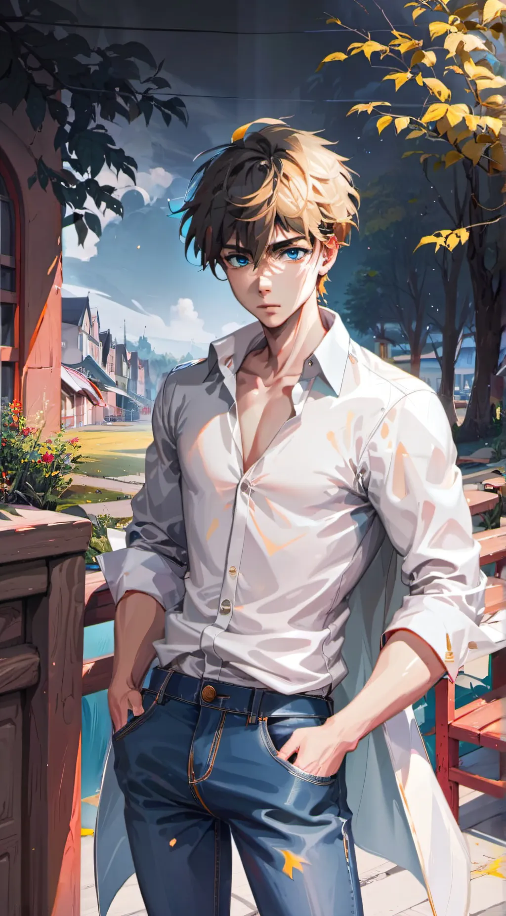 ai character: Andrew background