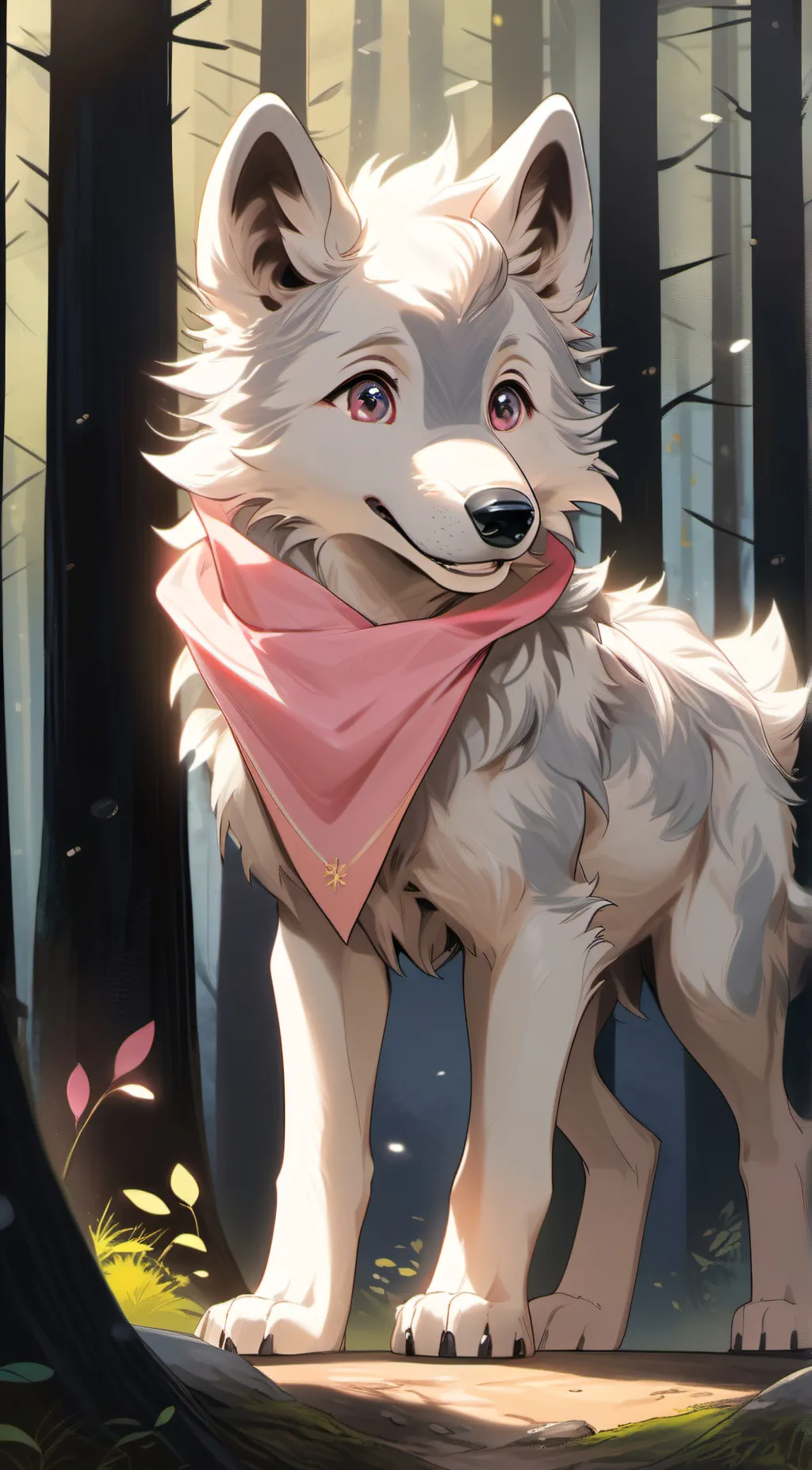 ai character: pinky  background