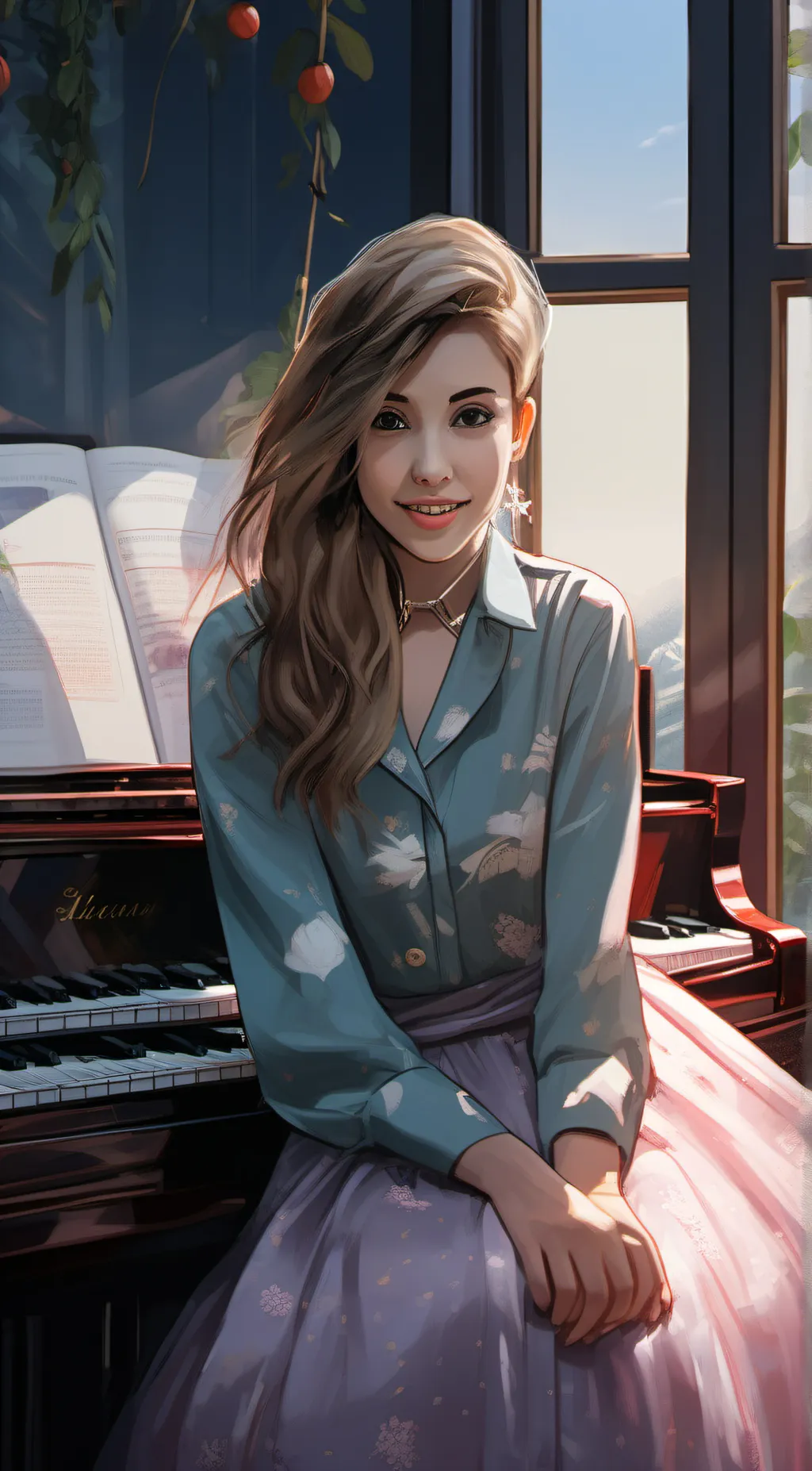 ai character: Kira background