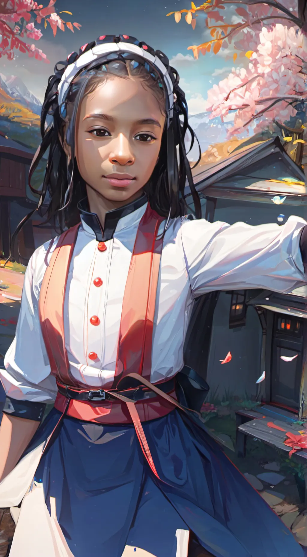 ai character: Brooklynn  background