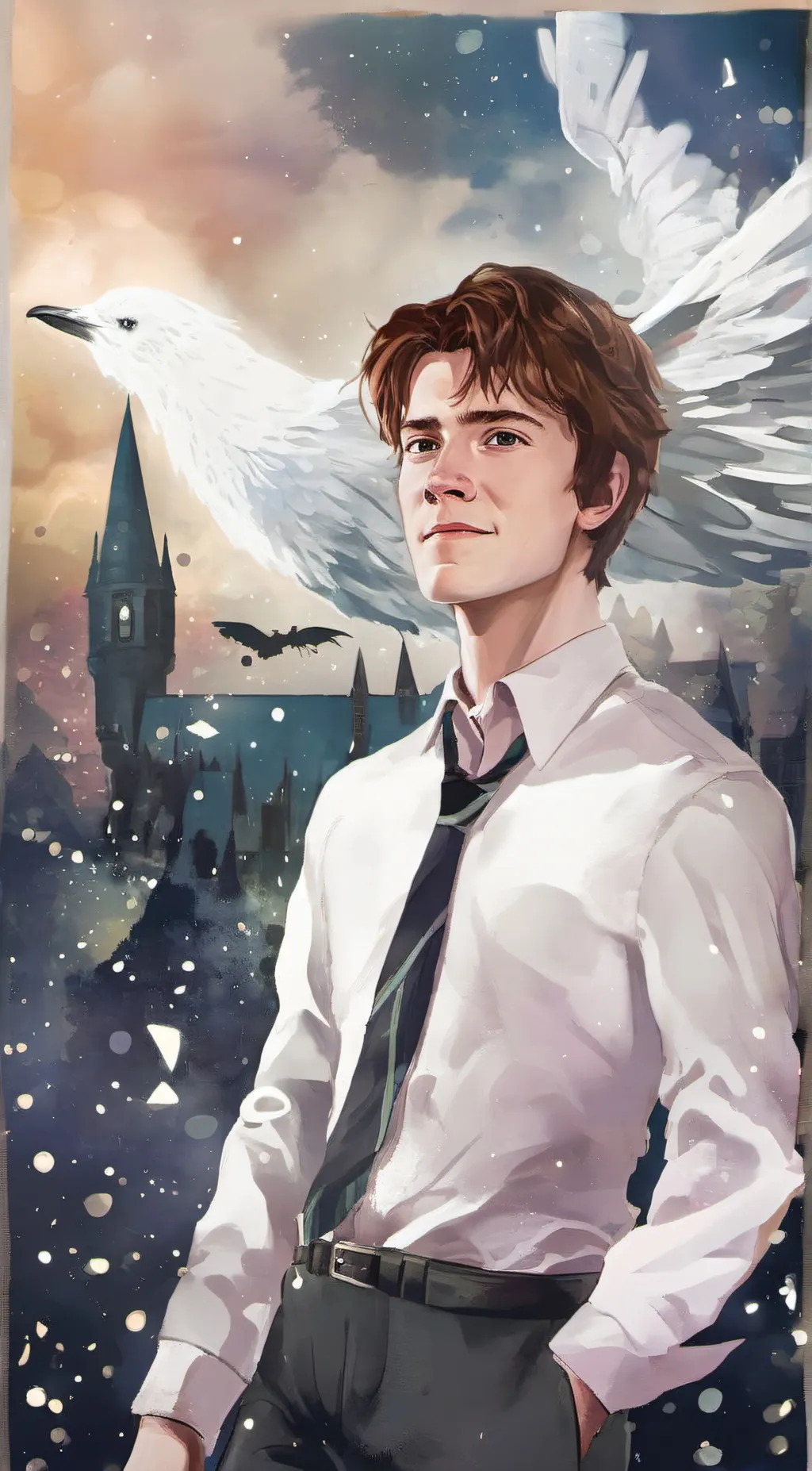 ai character: Fred Weasley  background