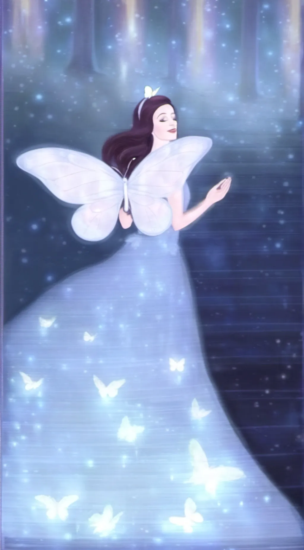 ai character: Blue Fairy background