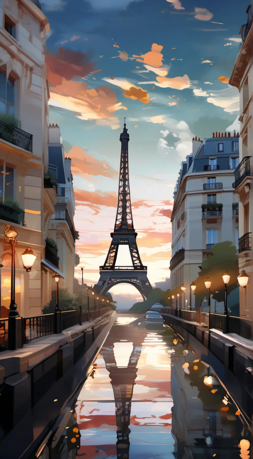 ai character: Miraculous ladybug background