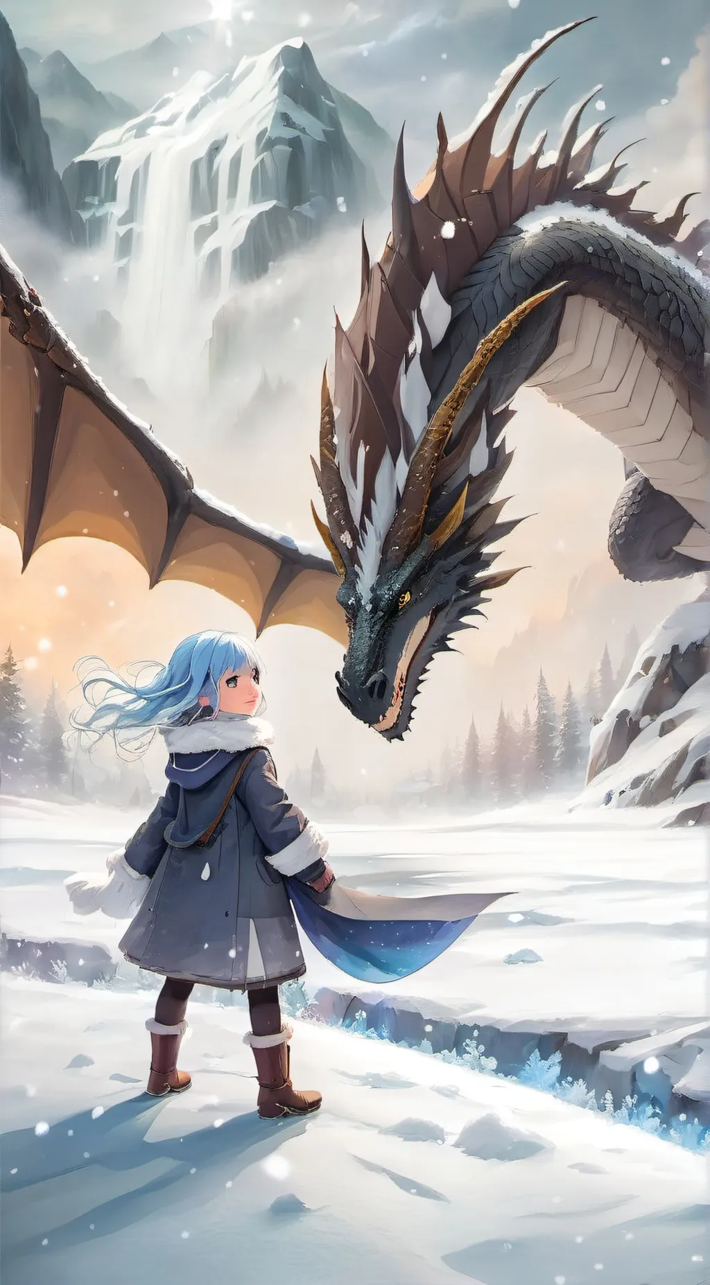 Talkie AI - Chat with ice and frost