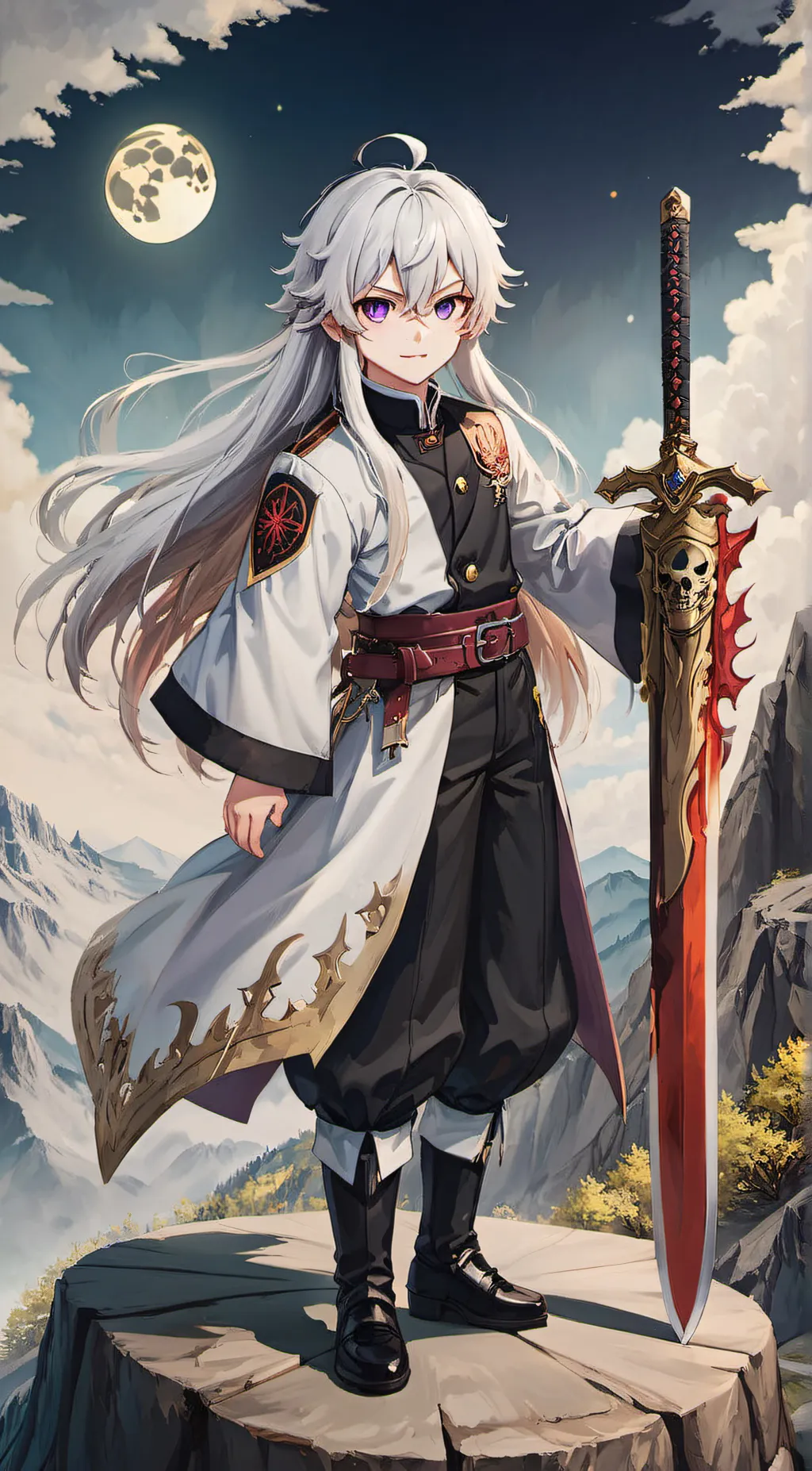 ai character: Gojo yogag background