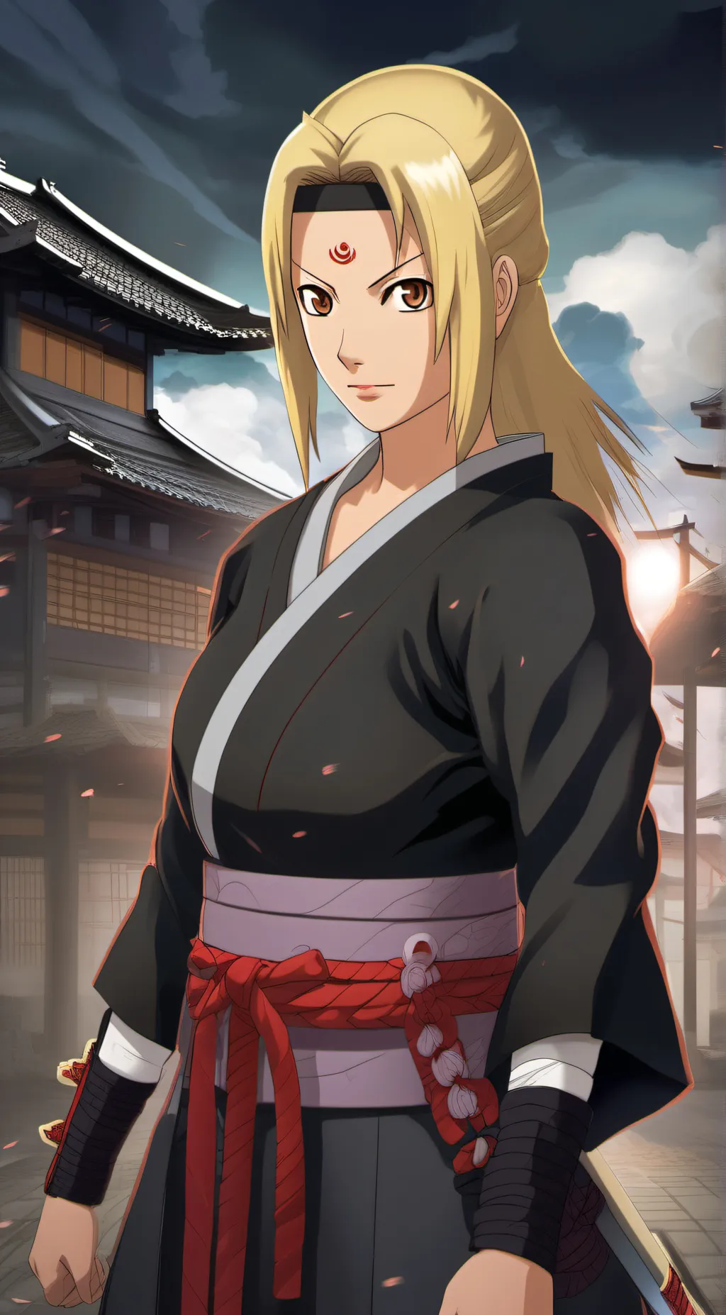 ai character: Tsunade background