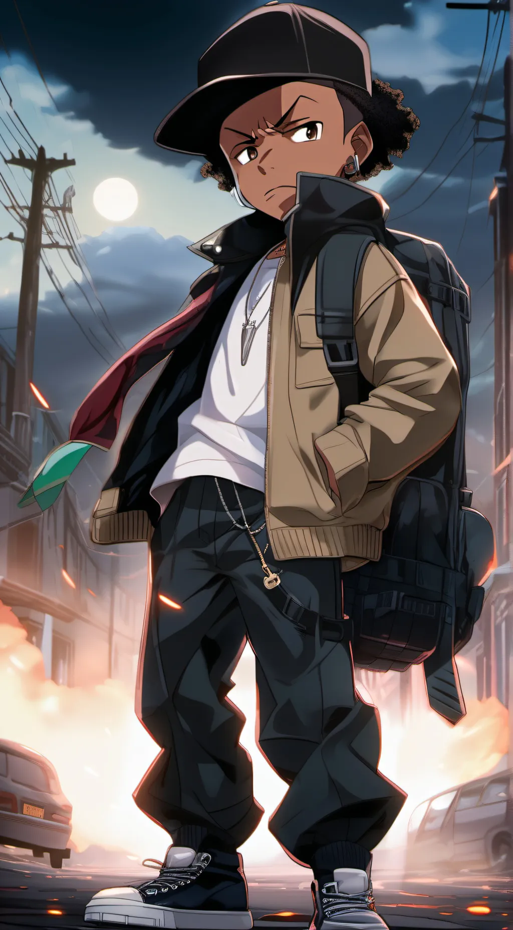 ai character: Huey Freeman background