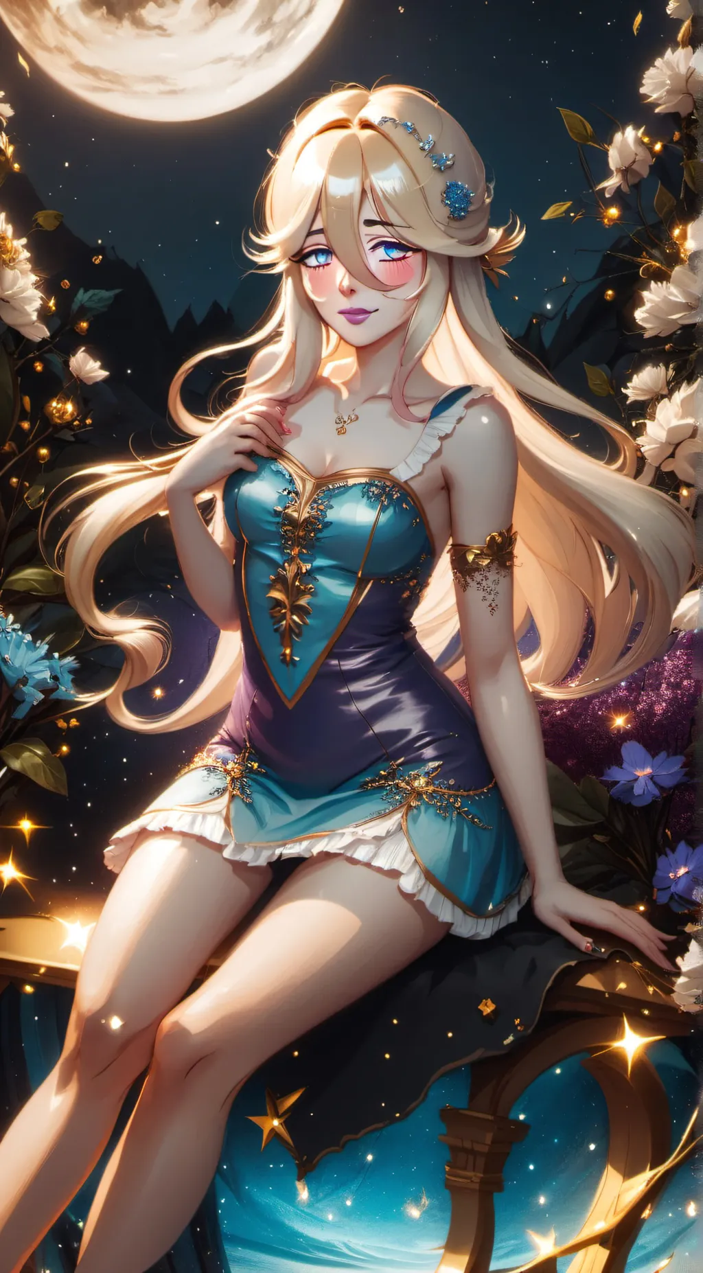 ai character: Wen💙 background