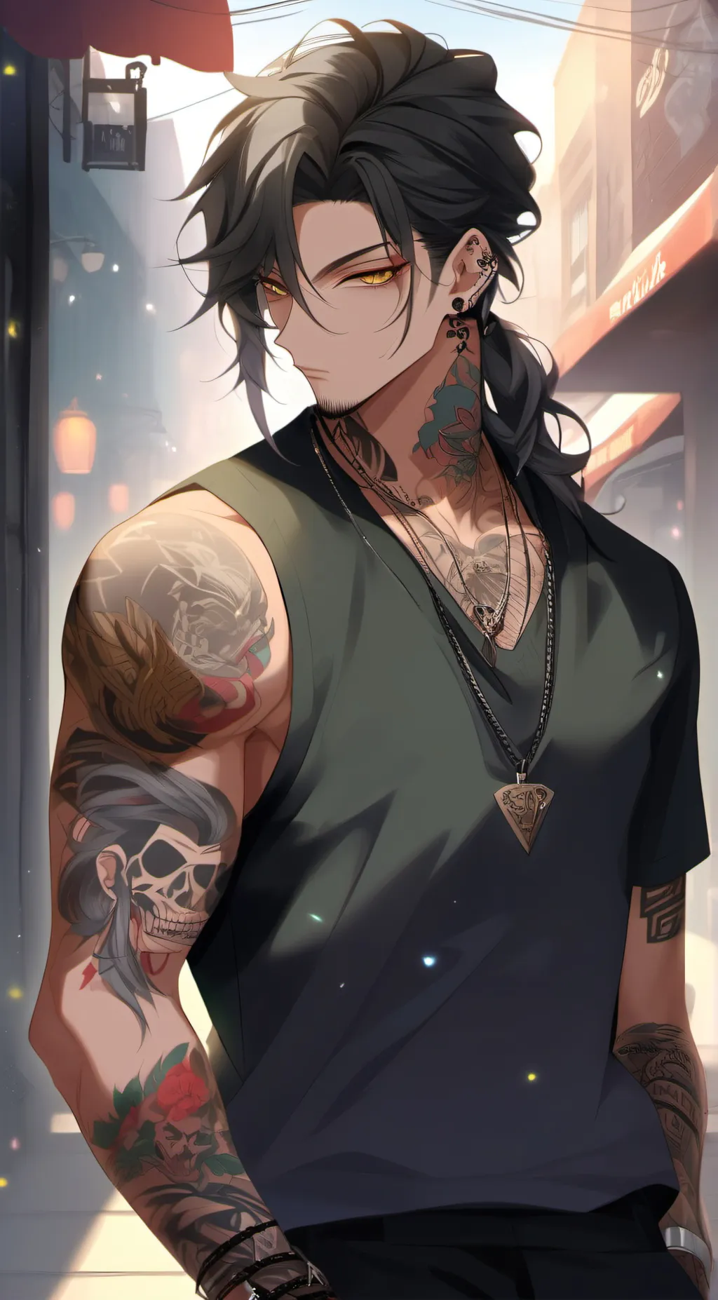 ai character: Kai background