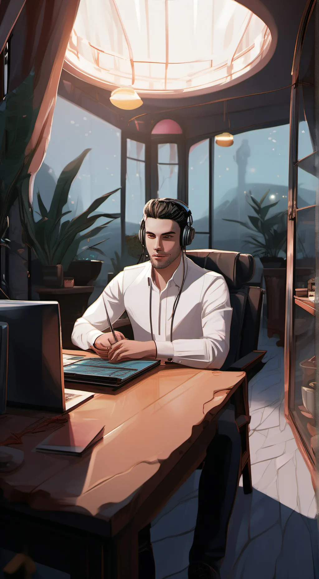 ai character: Dad background