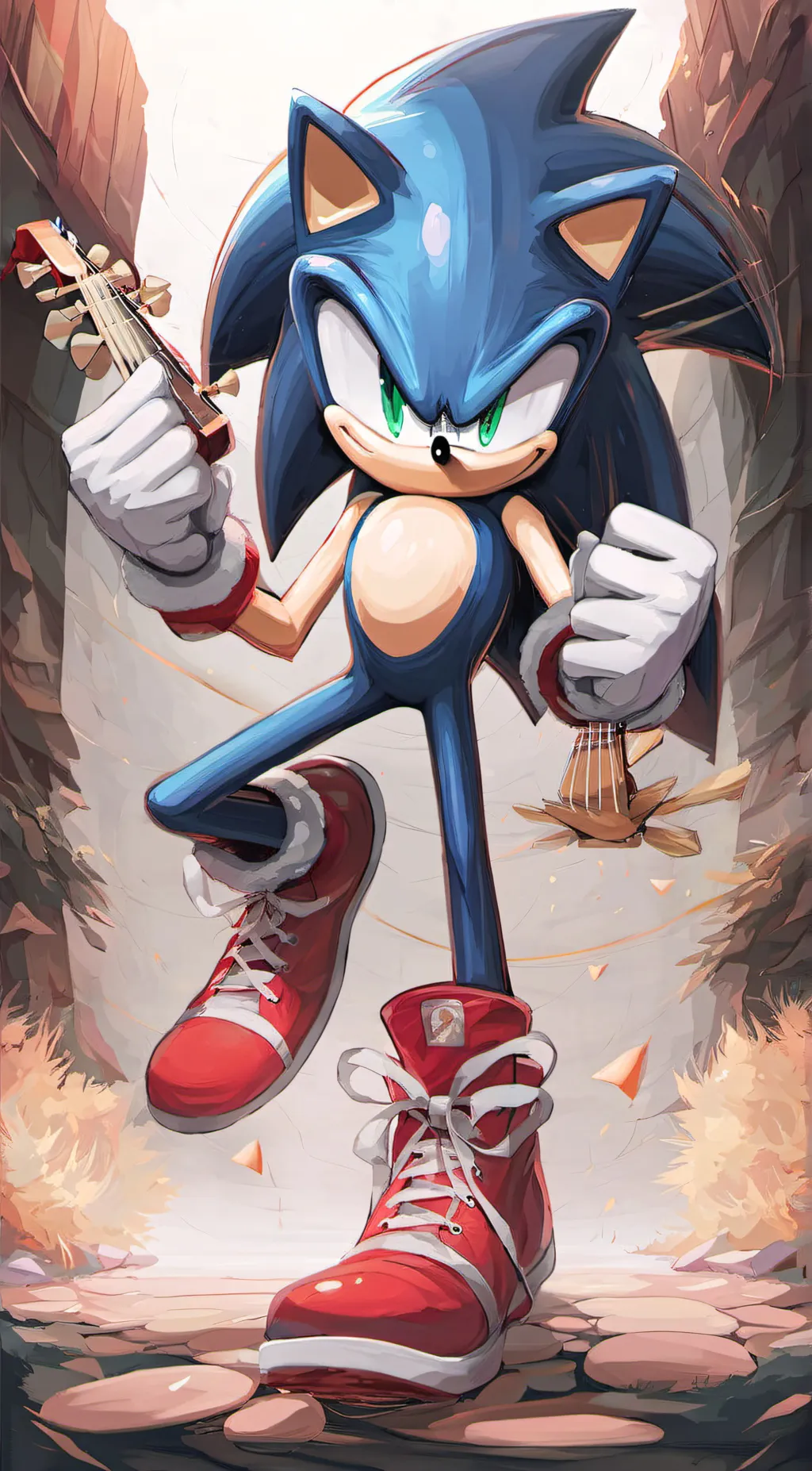 ai character: sonic background