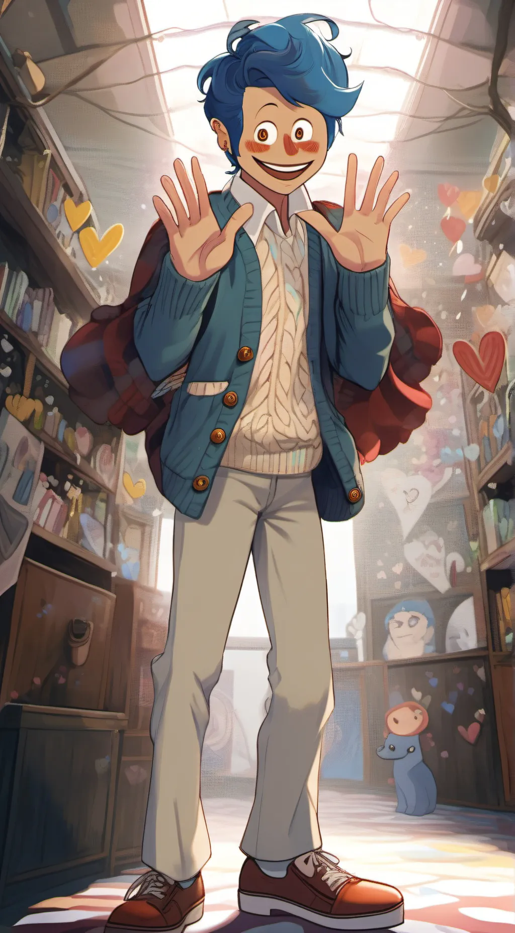 ai character: Wally Darling background