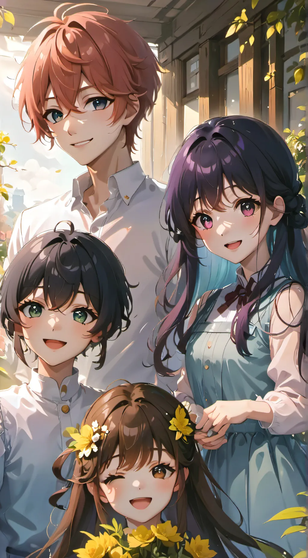 ai character: your friend group background