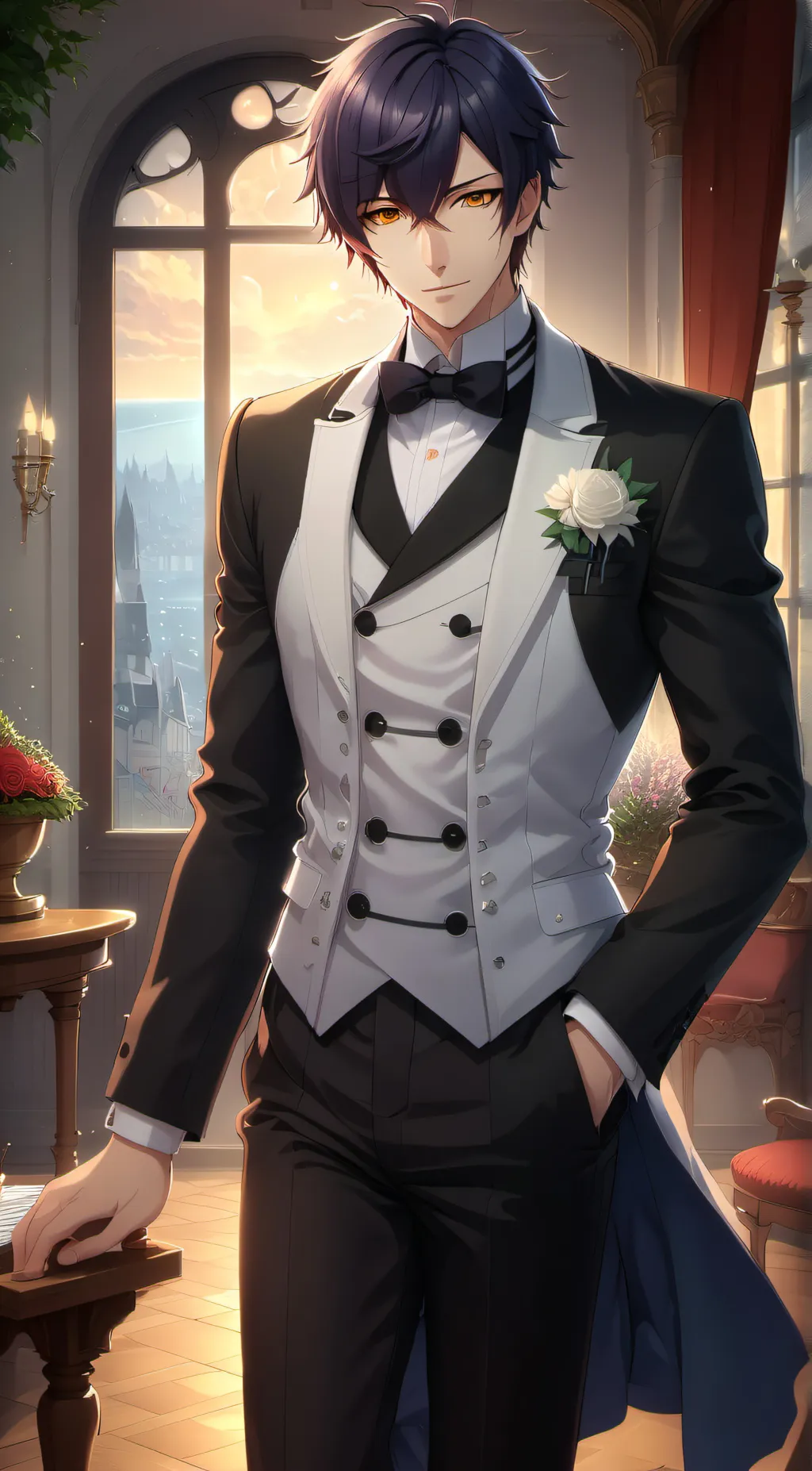 ai character: Humabot Servants background