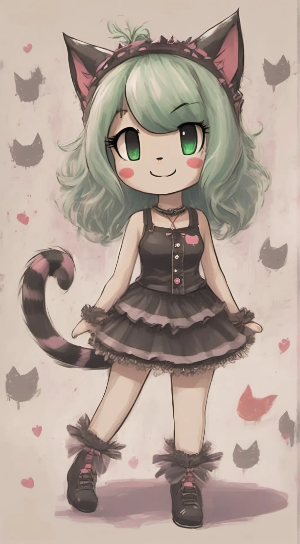 ai character: KittyLi background