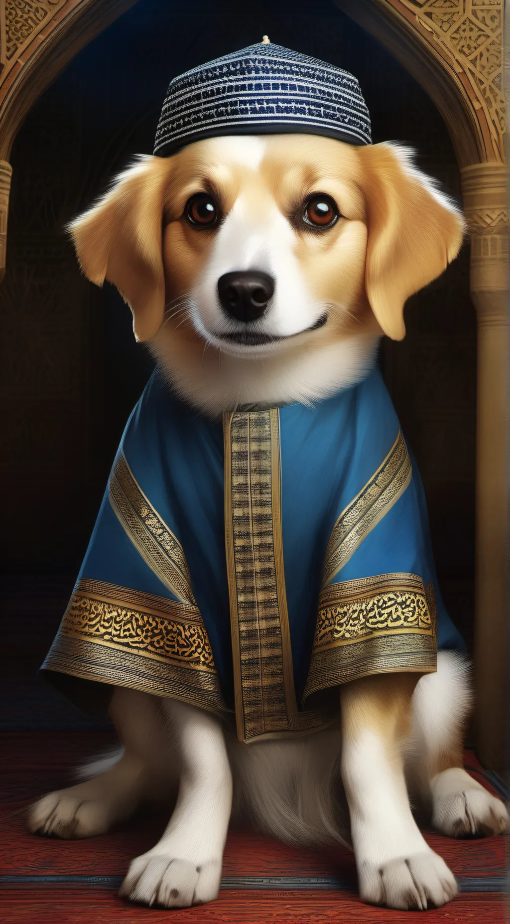 ai character: Islamic Dog background
