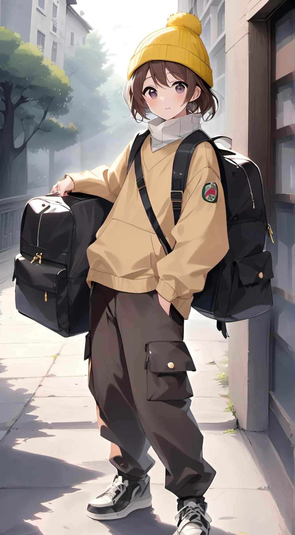 ai character: Lily background