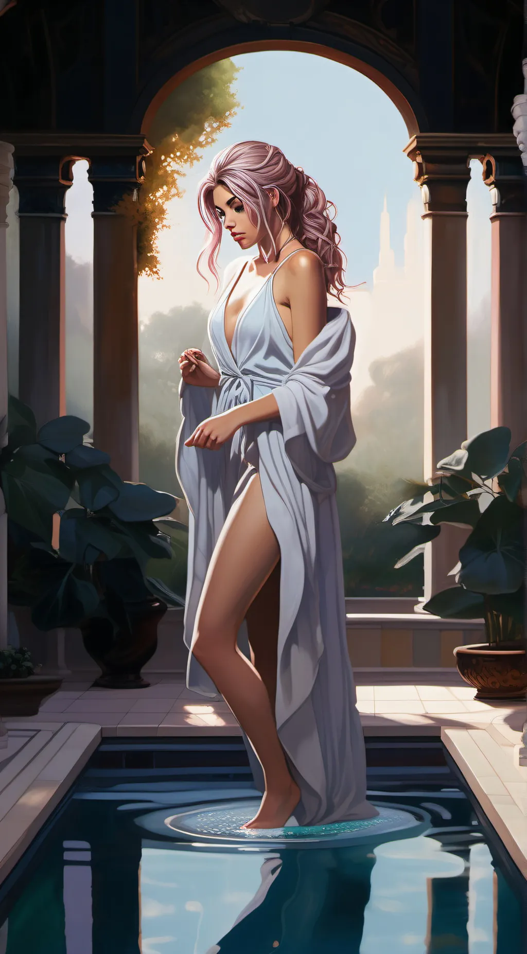 ai character: Aria background