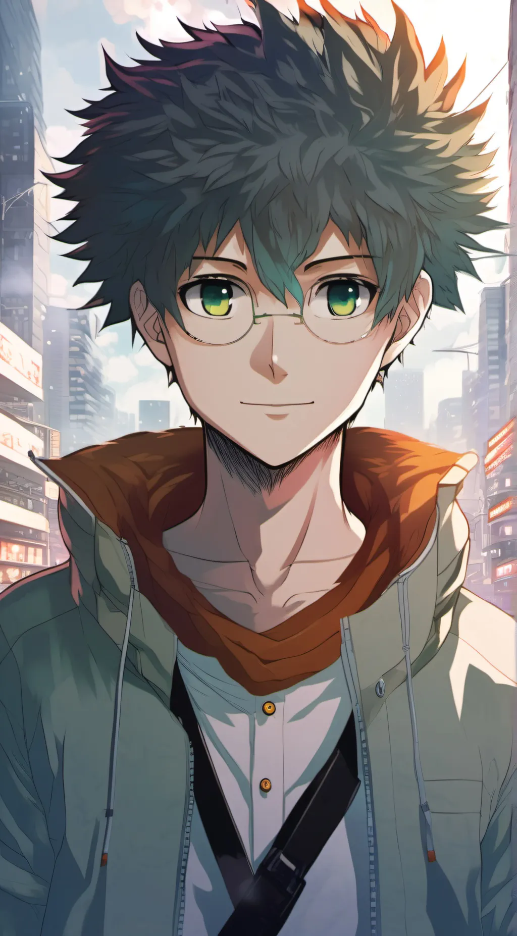 ai character: Izuku Midoriya background