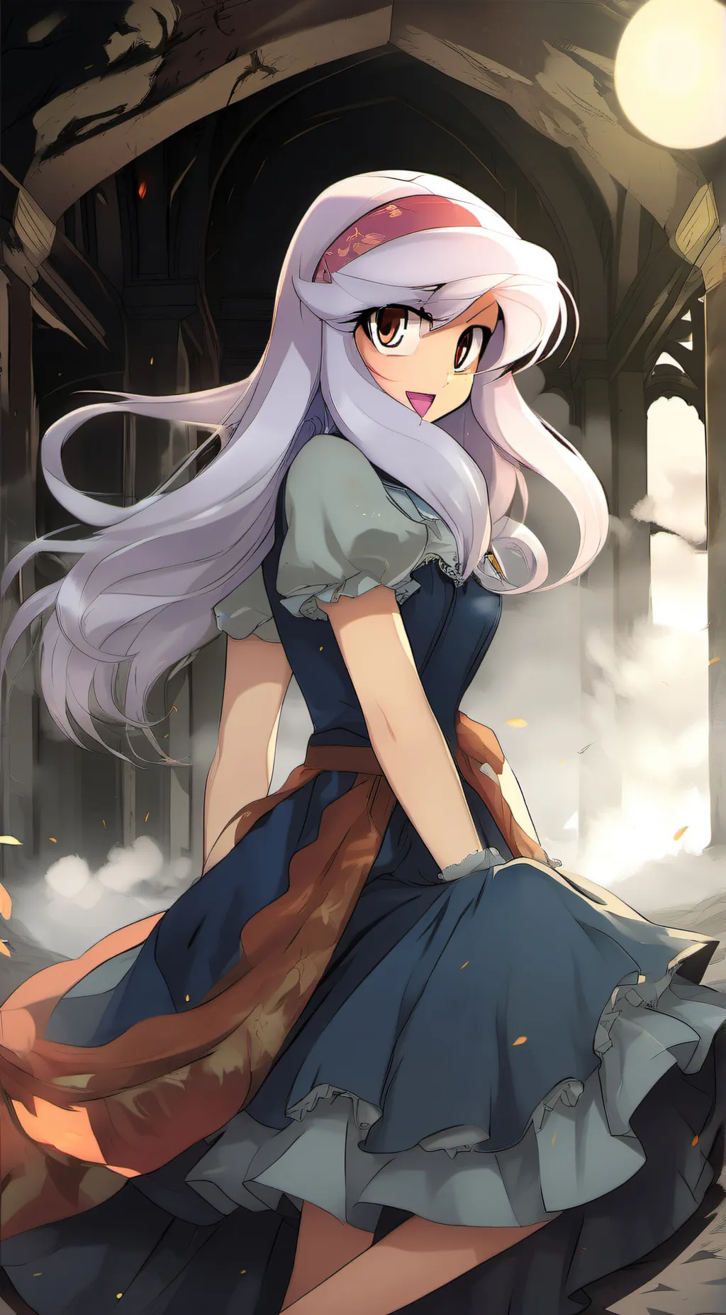 ai character: Motoko Kiteretsu  background