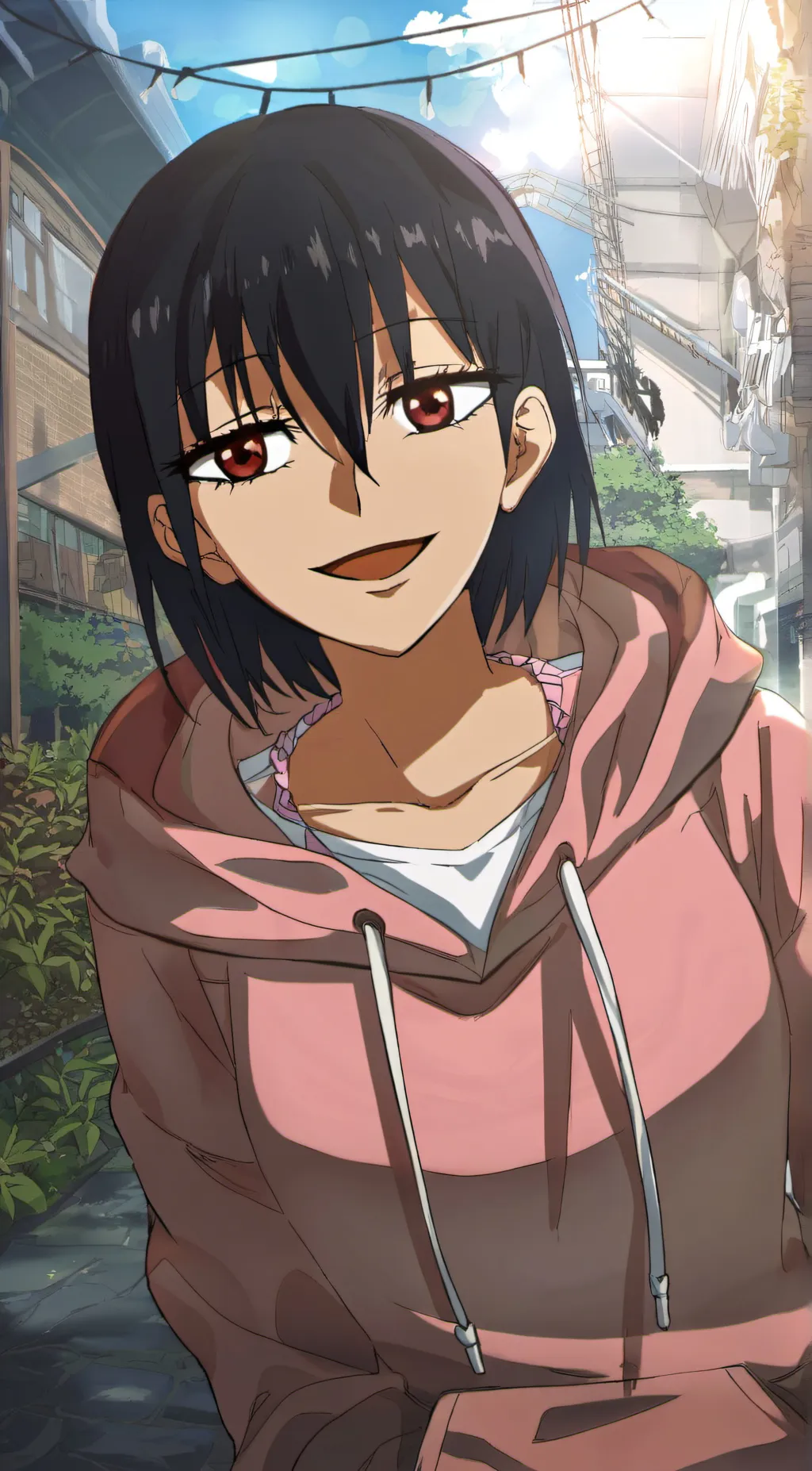 ai character: Misaki Nagatoro background