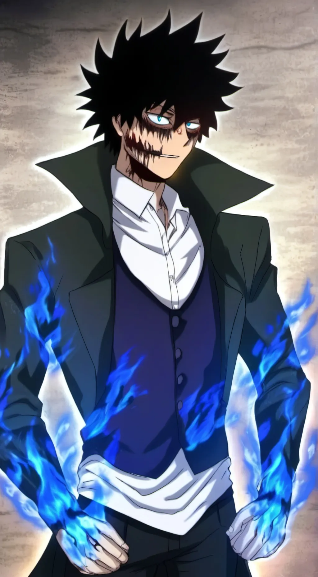 ai character: Dabi background