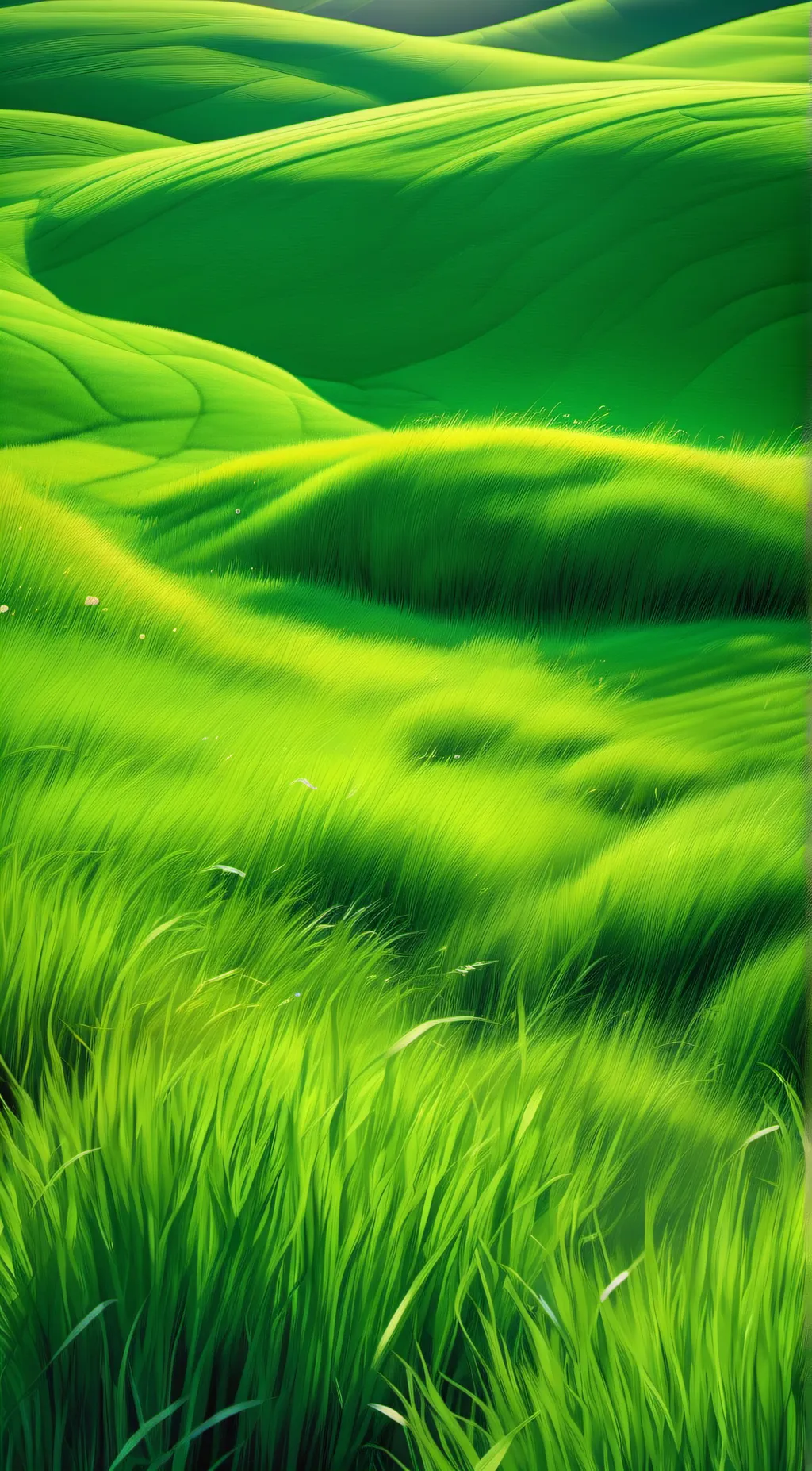 ai character: TOUCH SOME GRASS background