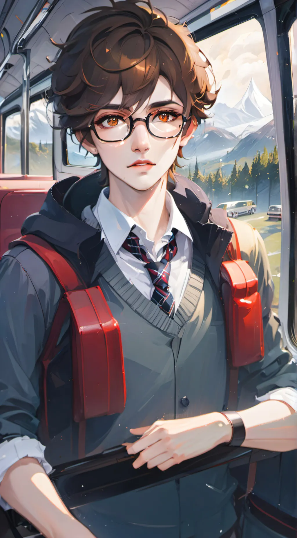 ai character: Derek background