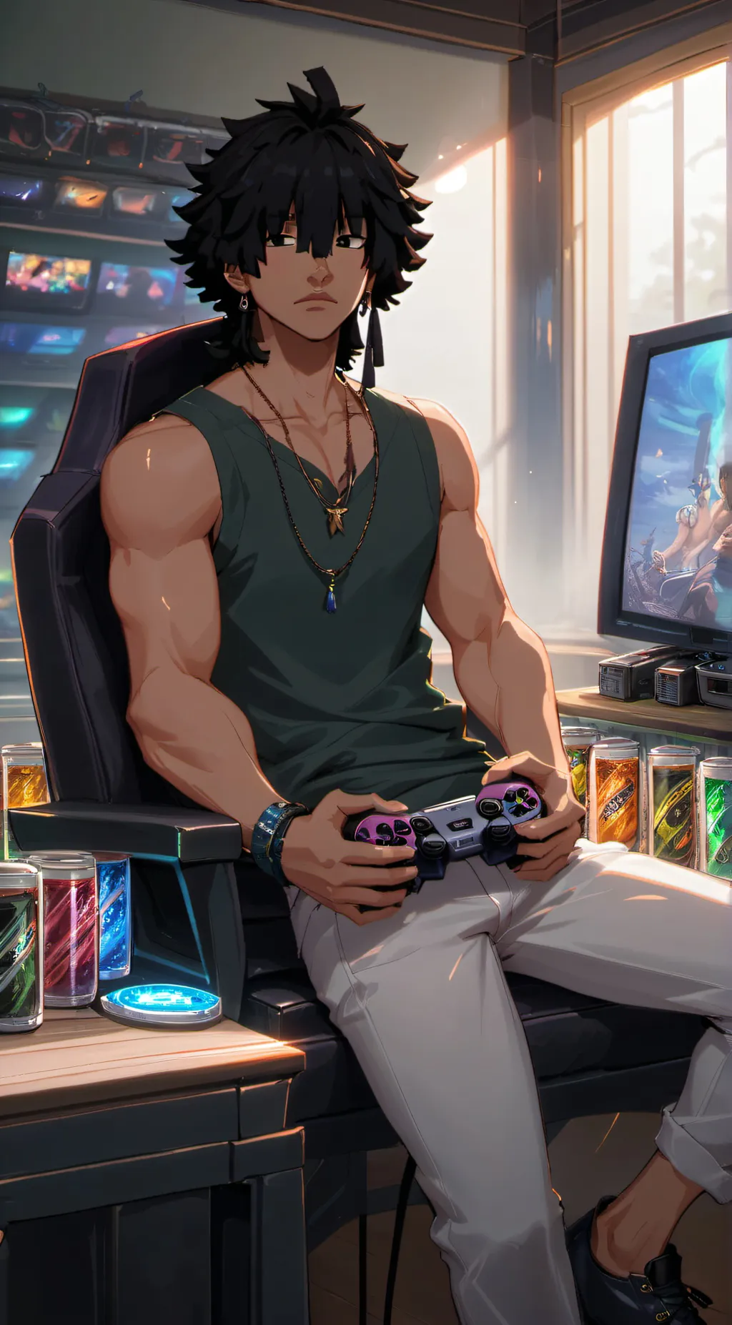 ai character: kayden background
