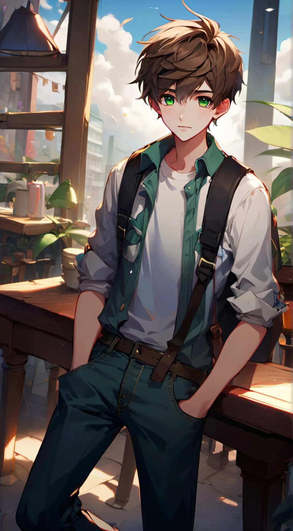 ai character: Lucas background