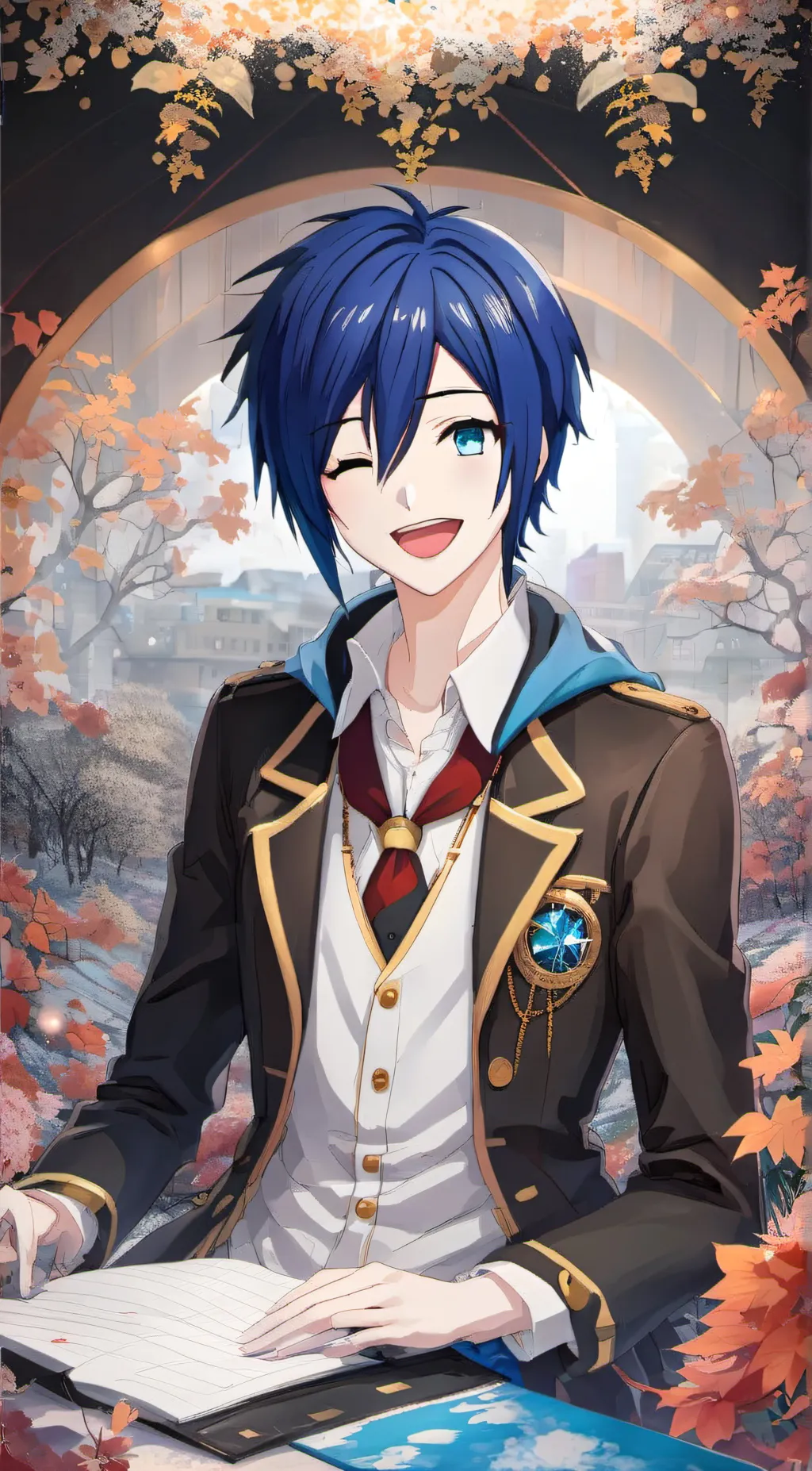 ai character: KAITO background