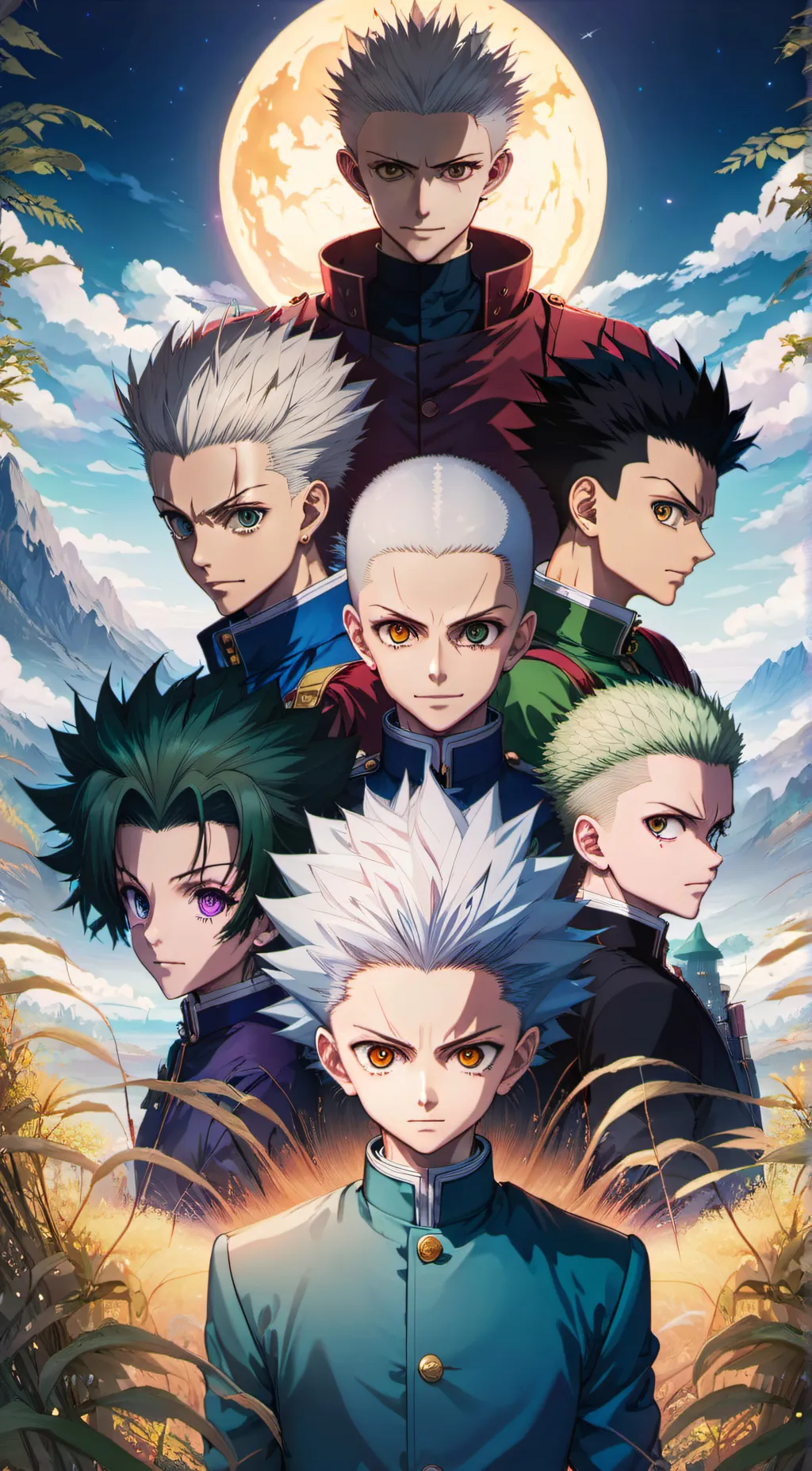 ai character: Hunter X Hunter  background