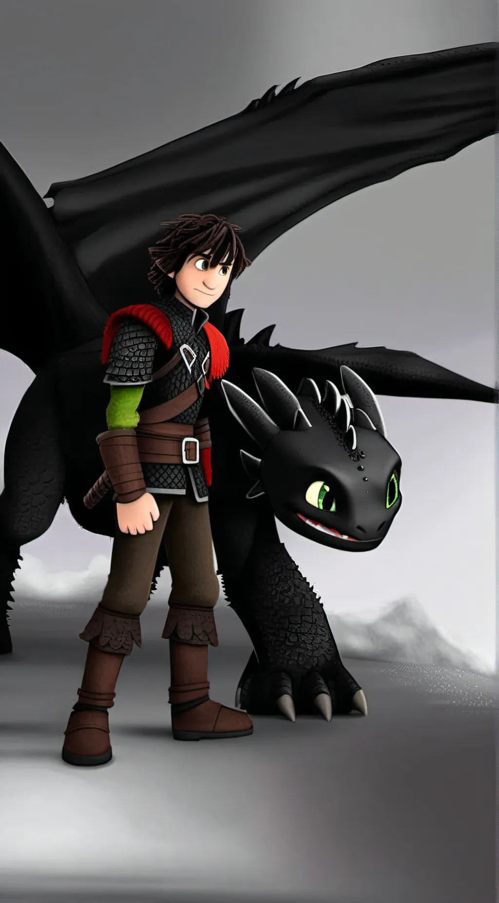 ai character: BERK background