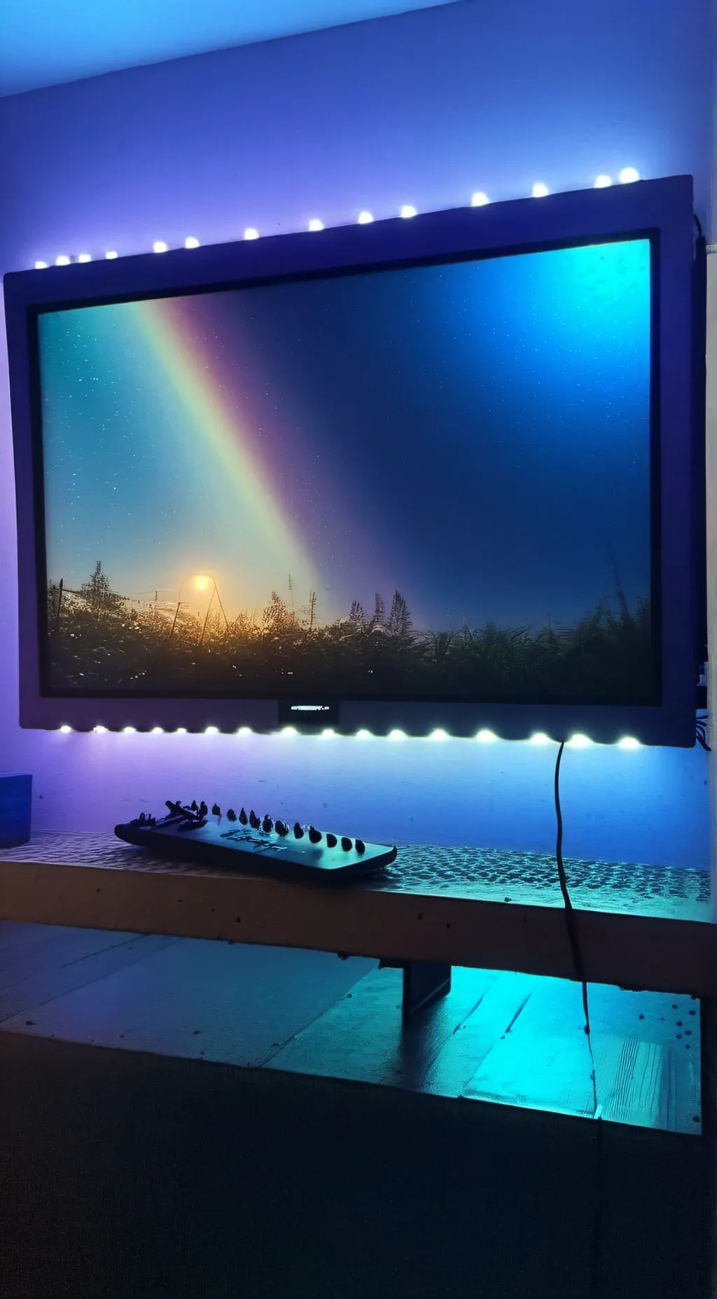 ai character: TV background