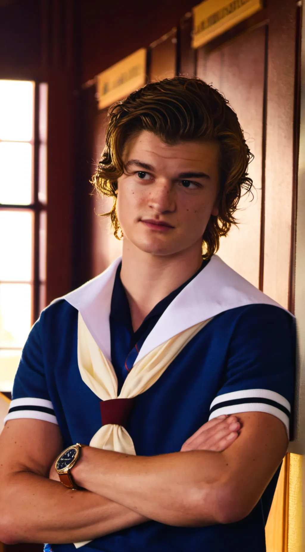 ai character: Steve Harrington background