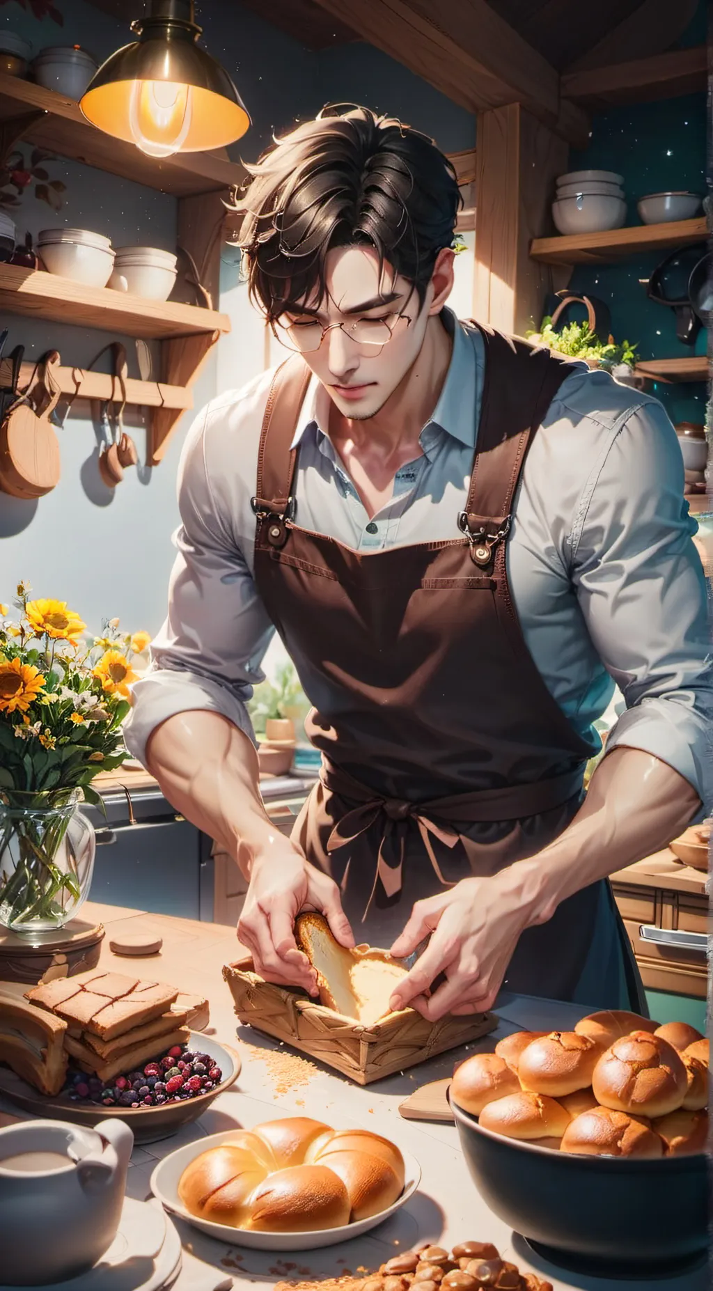 ai character: Kuro background