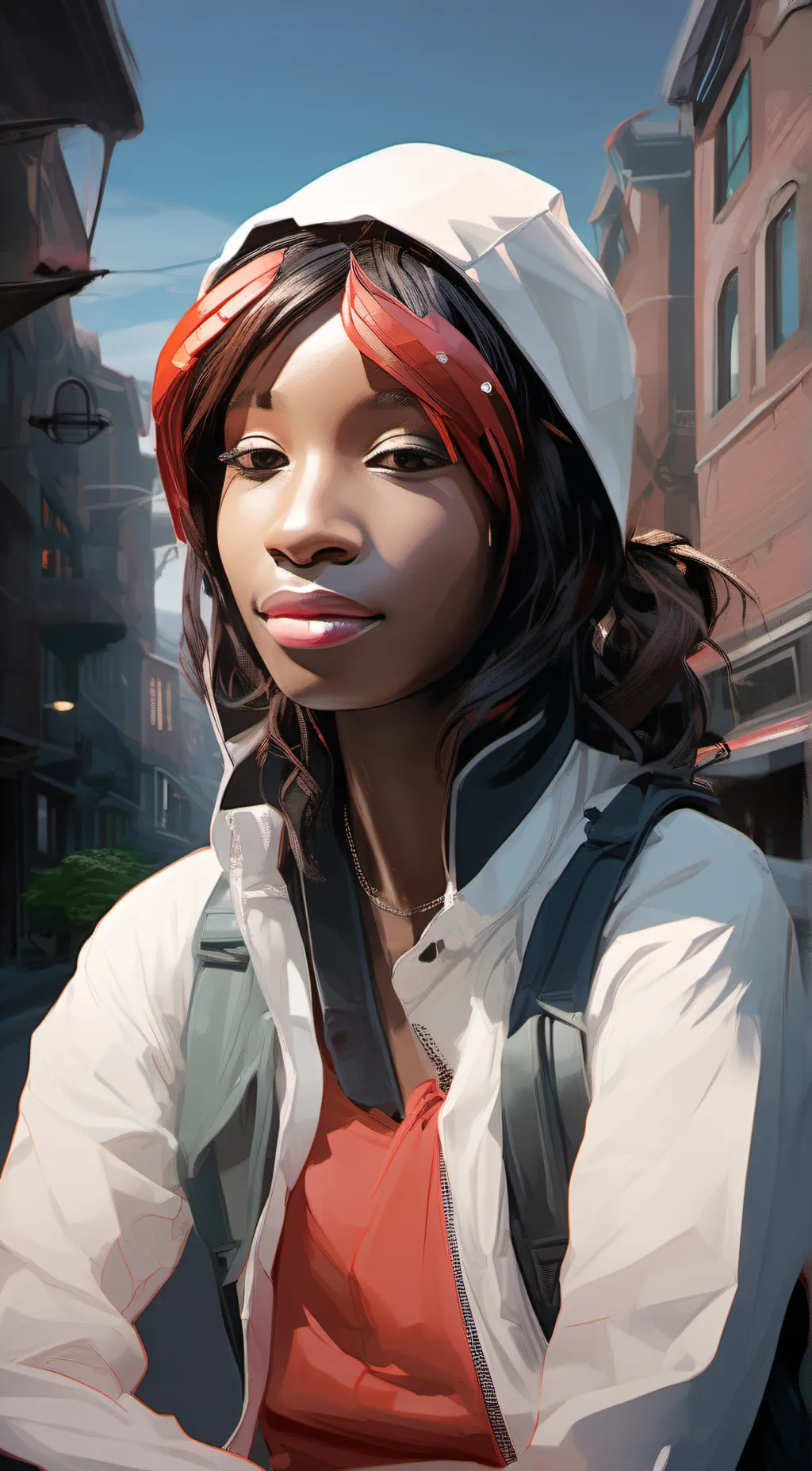 ai character: Alexis  background
