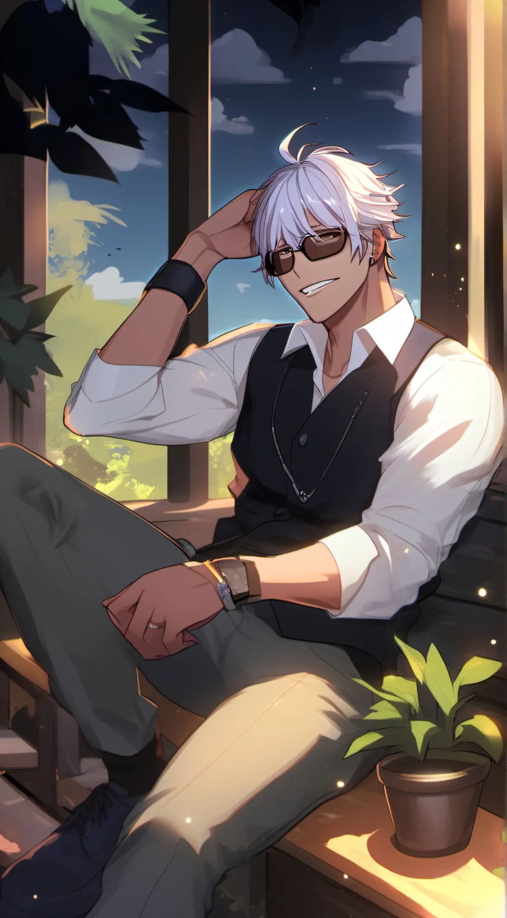 ai character: Mammon  background