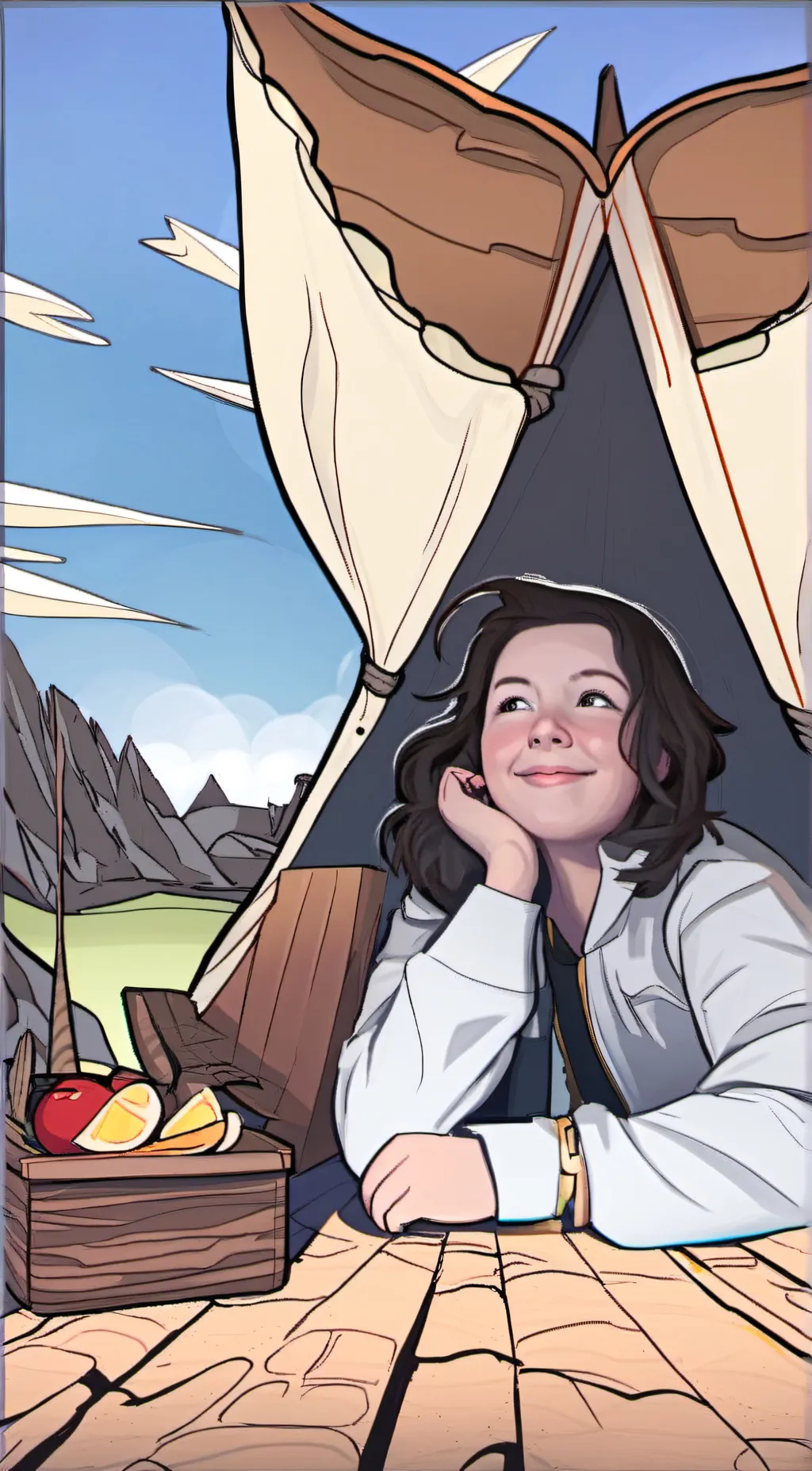 ai character: Ray background