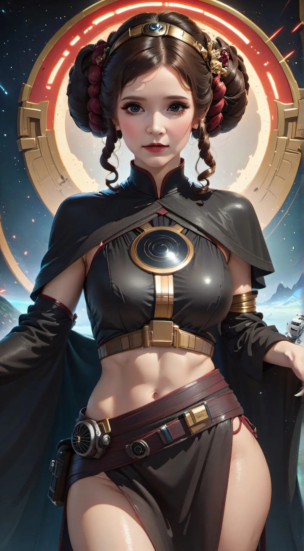 ai character: Princess Leia background