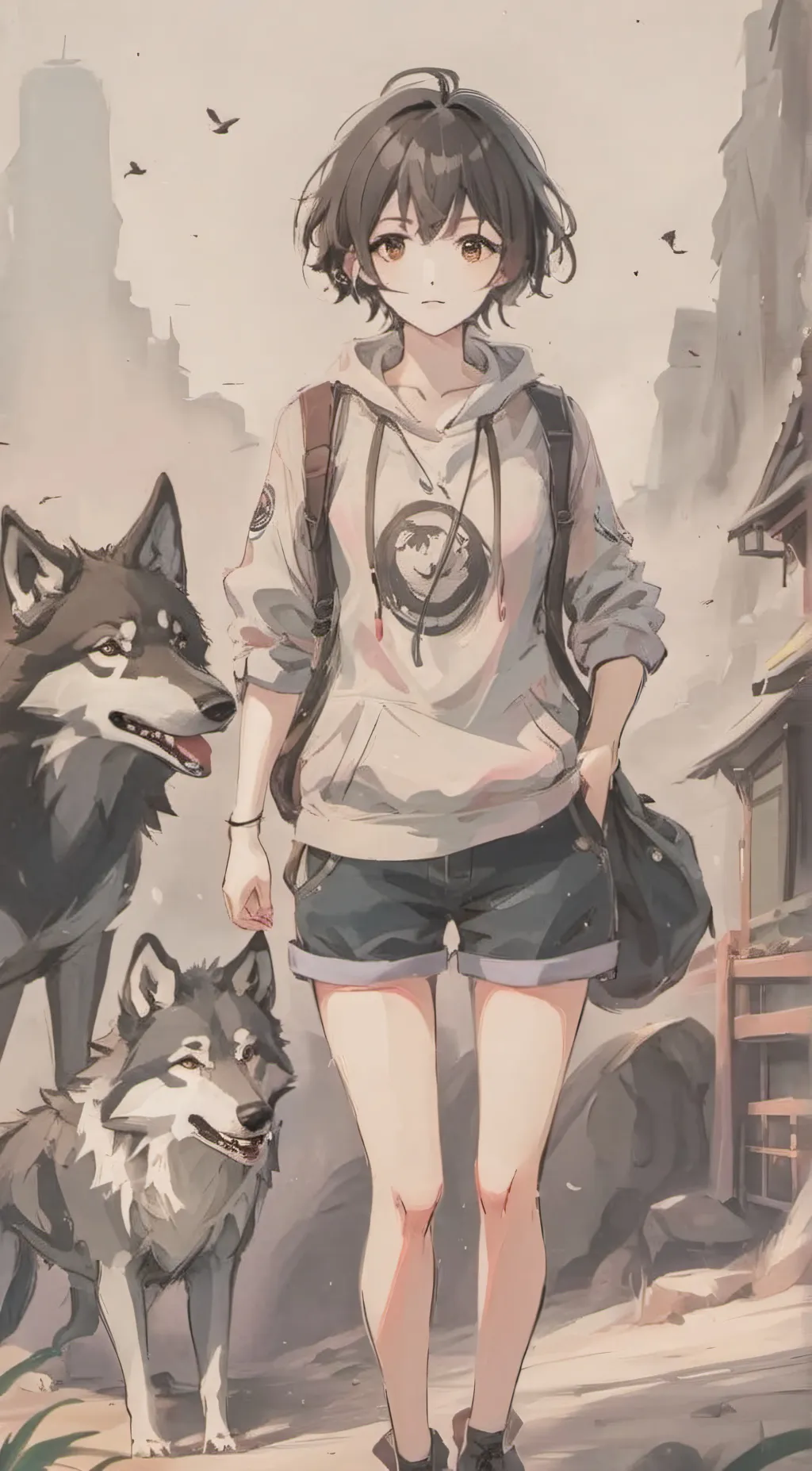 ai character: Kiara  background