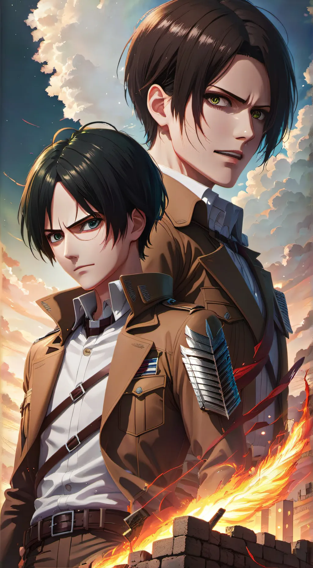 Talkie AI - Chat with Levi and Eren 