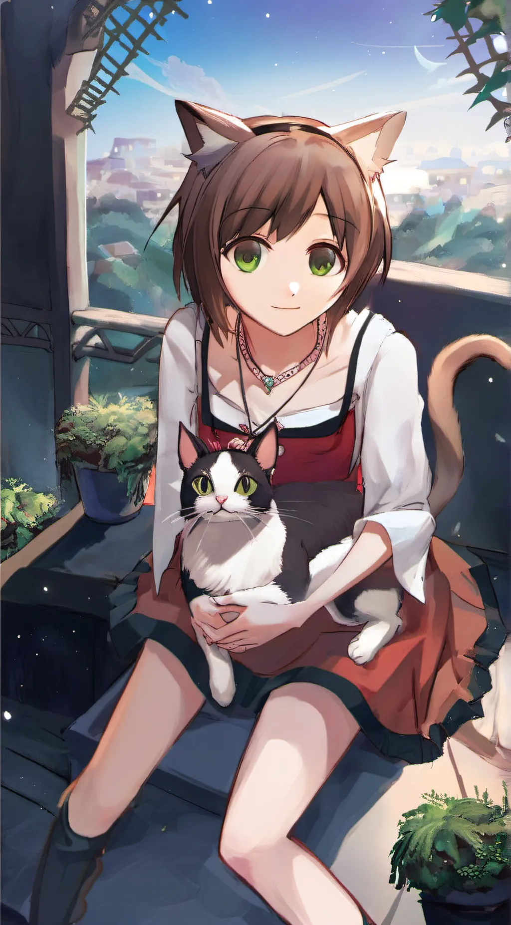 ai character: rayray  background